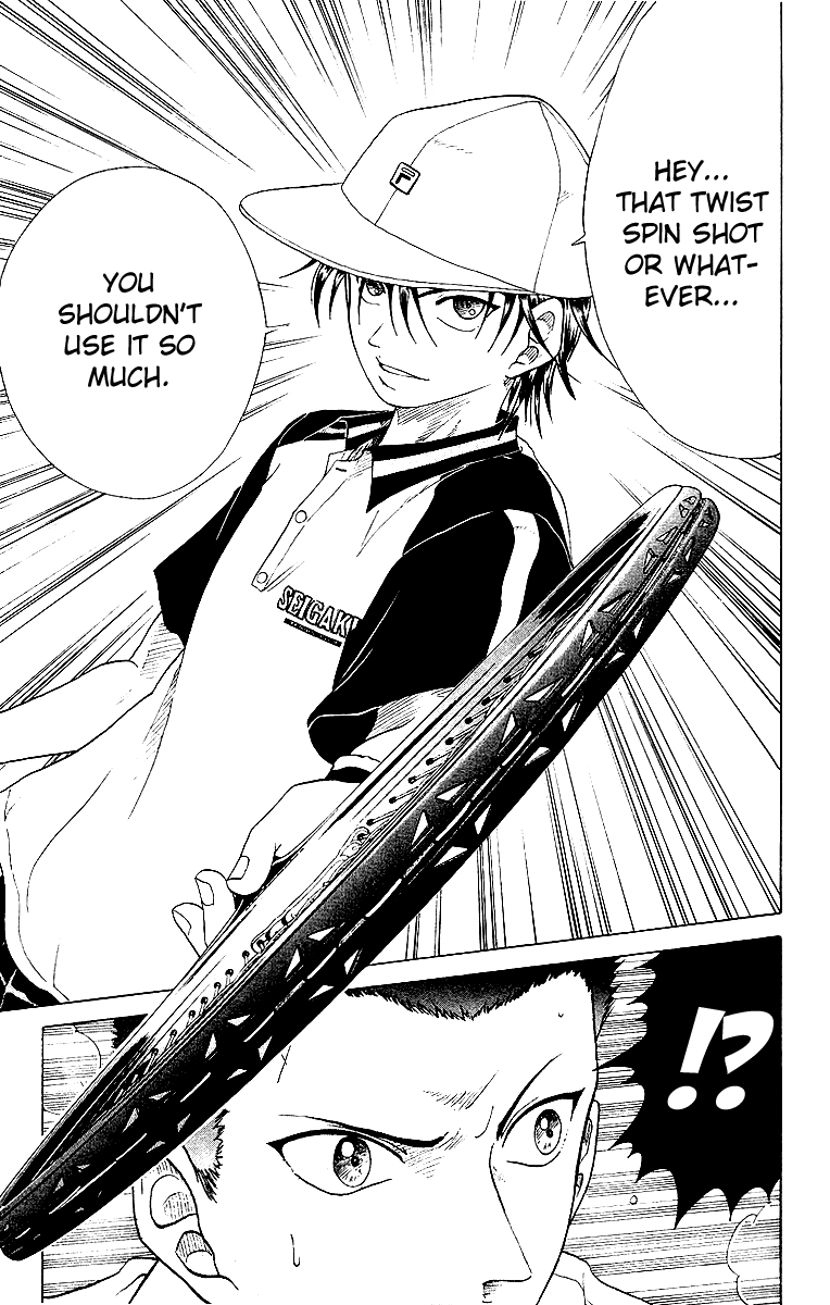 Prince of Tennis Chapter 72 page 13 - Chapter 72: Specialty Demonstration