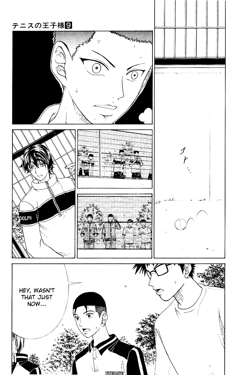 Prince of Tennis Chapter 73 page 9 - Chapter 73: Drive B