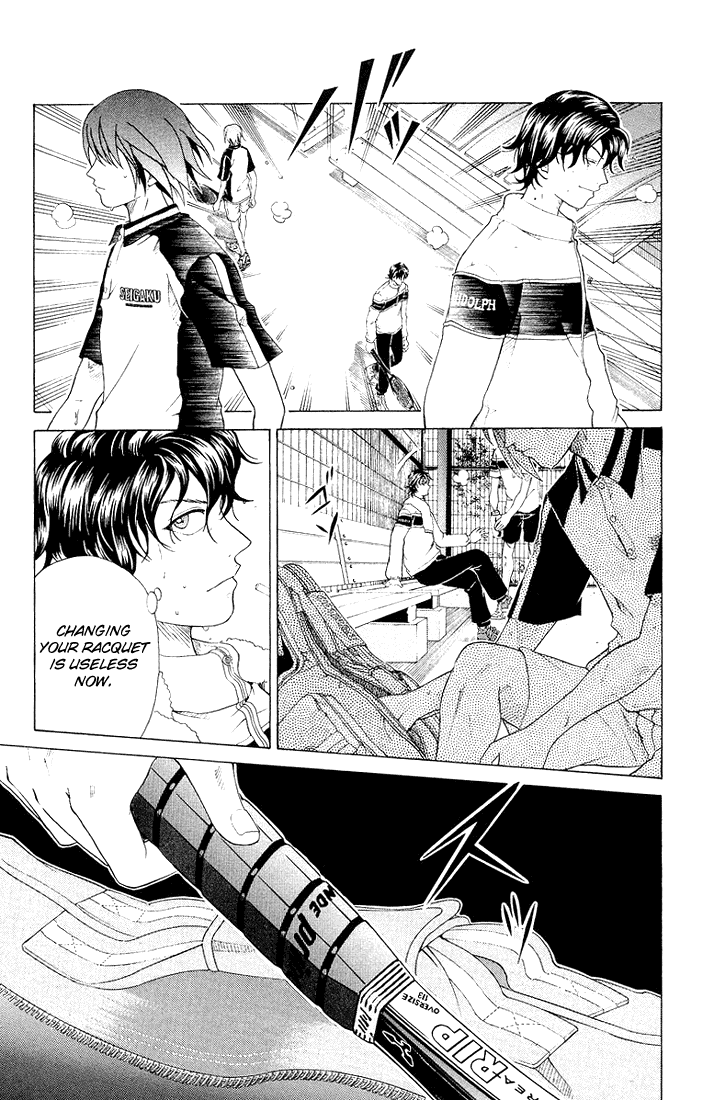 Prince of Tennis Chapter 75 page 10 - Chapter 75: Mizuki vs Fuji