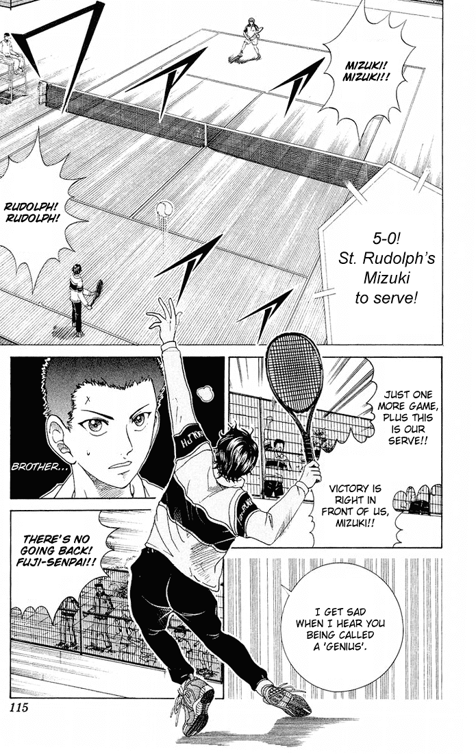 Prince of Tennis Chapter 75 page 12 - Chapter 75: Mizuki vs Fuji