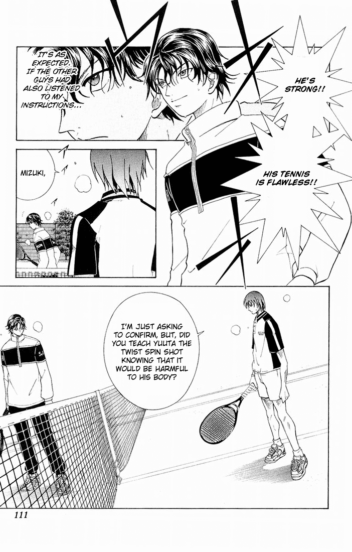Prince of Tennis Chapter 75 page 8 - Chapter 75: Mizuki vs Fuji