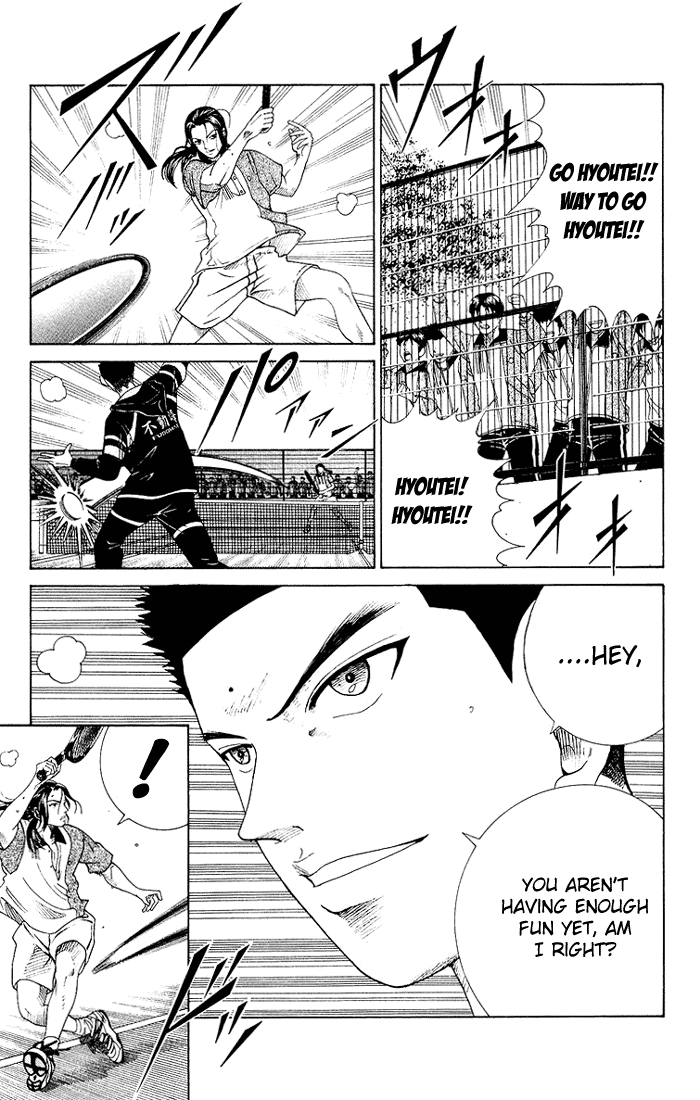 Prince of Tennis Chapter 77 page 10 - Chapter 77: No.1 Seed Hyoutei Gakuen, Dark Horse Fudoumine