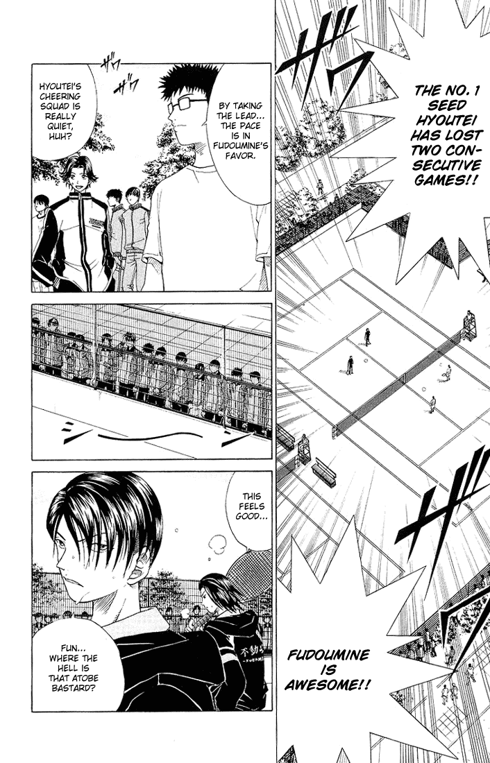 Prince of Tennis Chapter 77 page 3 - Chapter 77: No.1 Seed Hyoutei Gakuen, Dark Horse Fudoumine