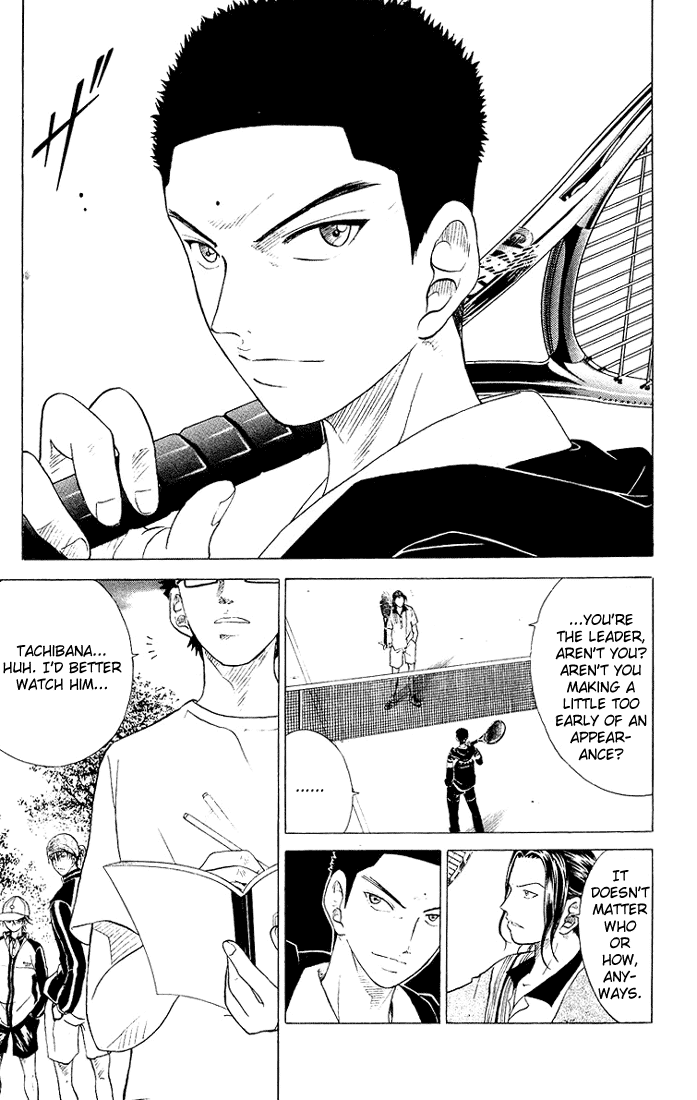 Prince of Tennis Chapter 77 page 6 - Chapter 77: No.1 Seed Hyoutei Gakuen, Dark Horse Fudoumine