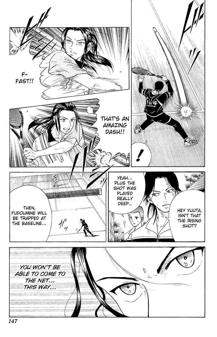 Prince of Tennis Chapter 77 page 8 - Chapter 77: No.1 Seed Hyoutei Gakuen, Dark Horse Fudoumine