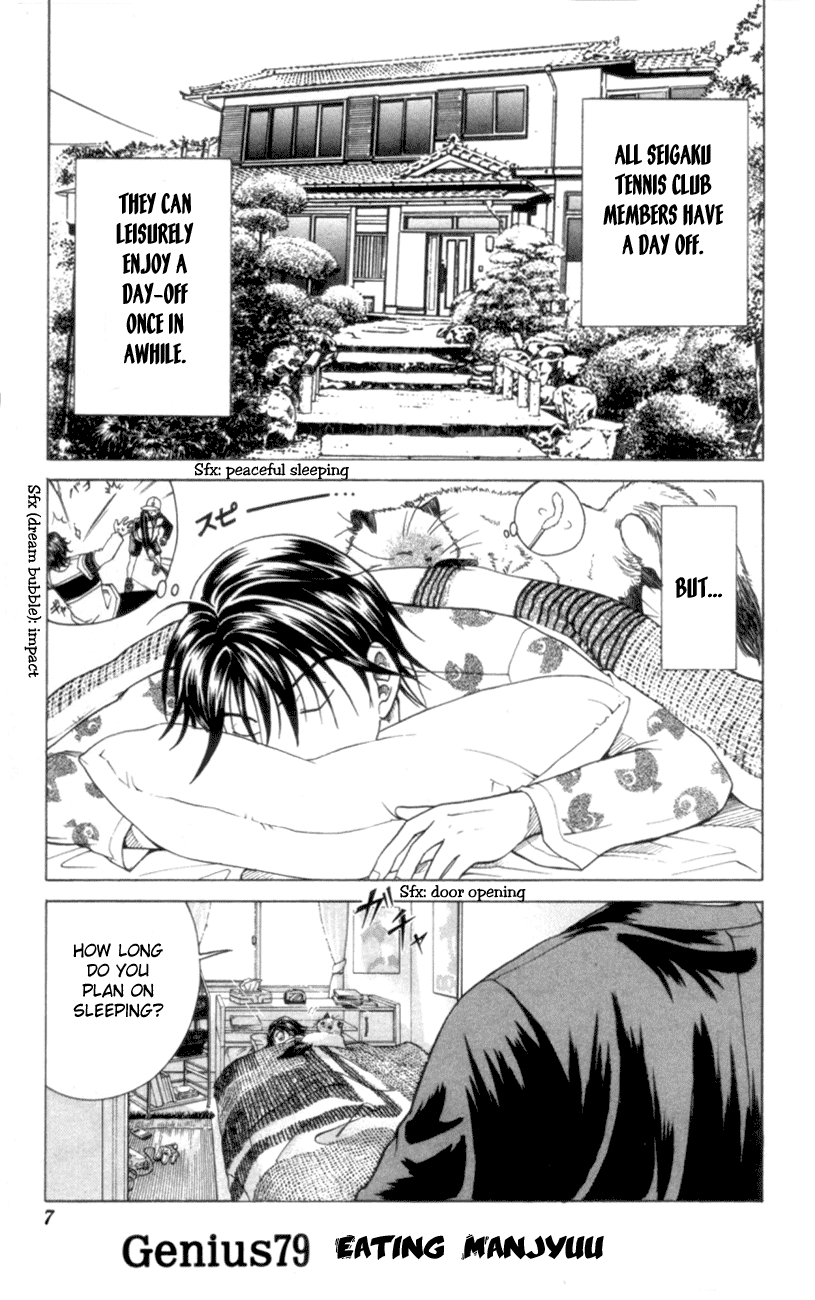 Prince of Tennis Chapter 79 page 5 - Chapter 79: Eating Manjyuu