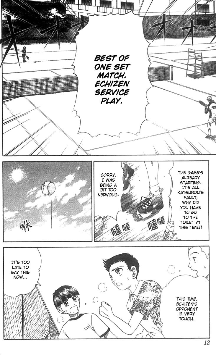 Prince of Tennis Chapter 8 page 10 - Chapter 8: Snake Fangs