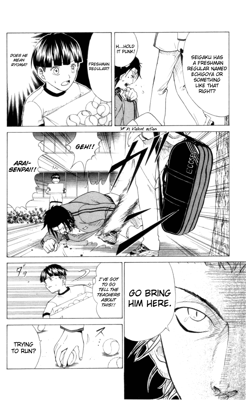 Prince of Tennis Chapter 81 page 6 - Chapter 81: Self-Introduction