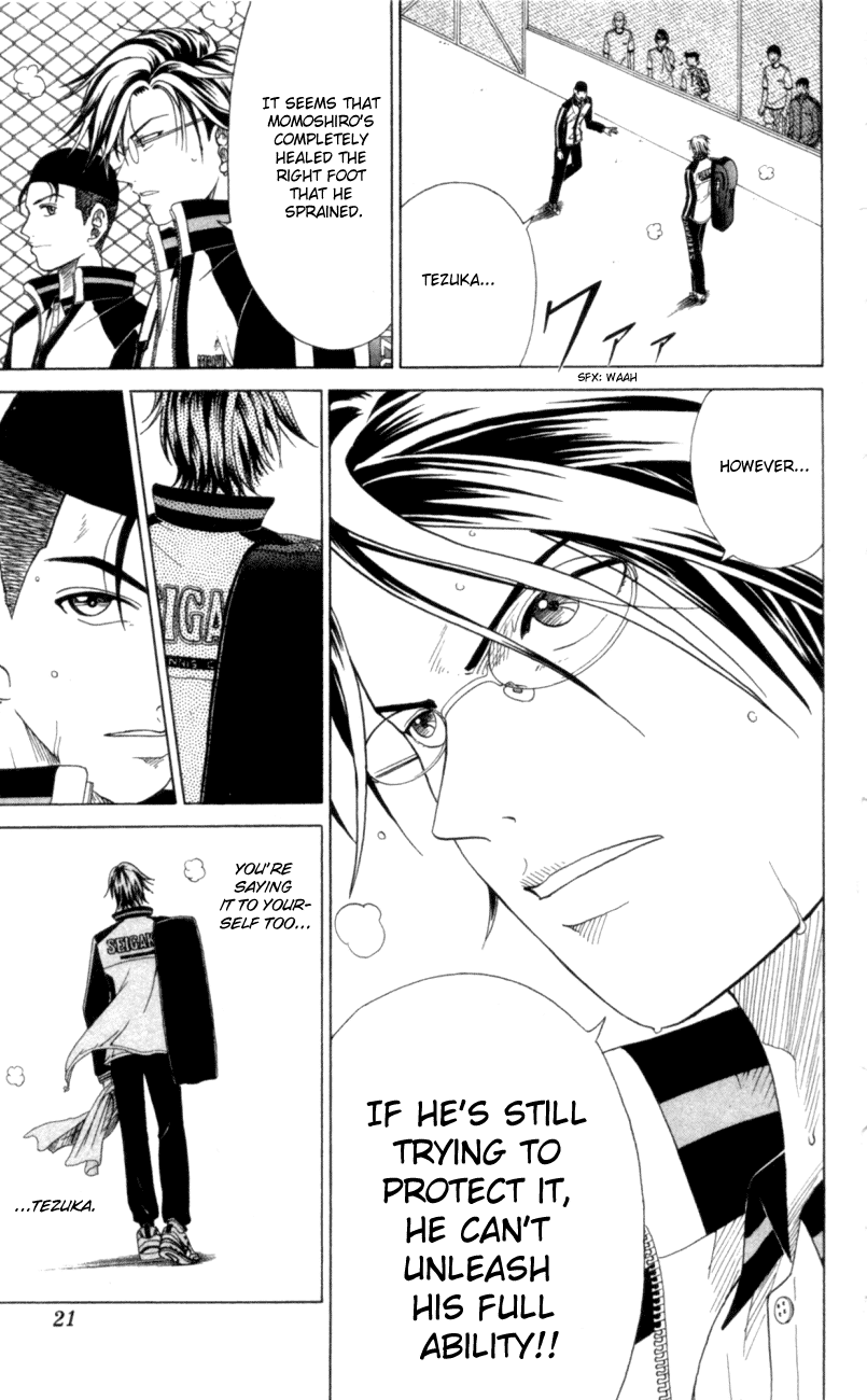 Prince of Tennis Chapter 88 page 20 - Chapter 88: Seigaku's Number One Ruffian
