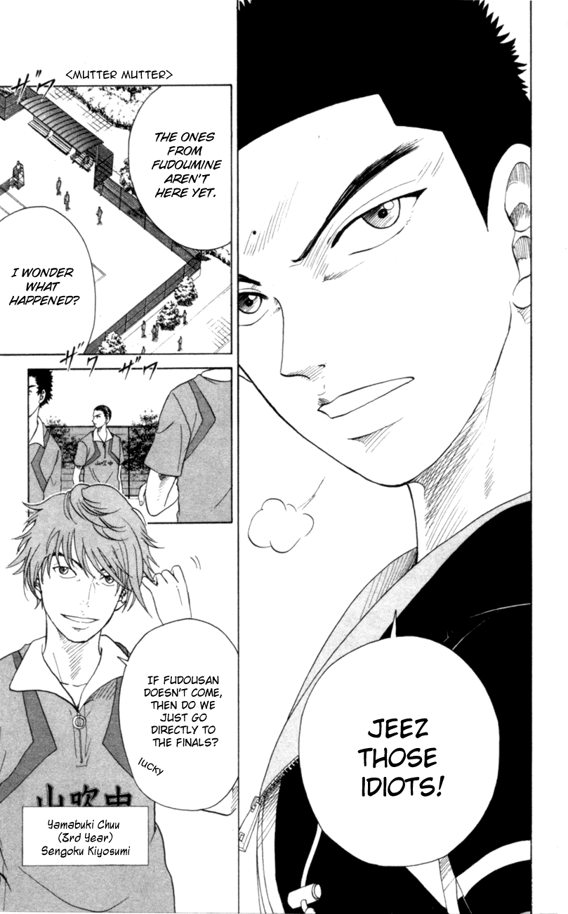 Prince of Tennis Chapter 90 page 3 - Chapter 90: ~ Quarterfinal Match 1 ~ Fudoumine vs Yamabuki