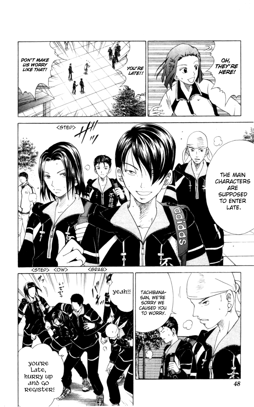 Prince of Tennis Chapter 90 page 6 - Chapter 90: ~ Quarterfinal Match 1 ~ Fudoumine vs Yamabuki