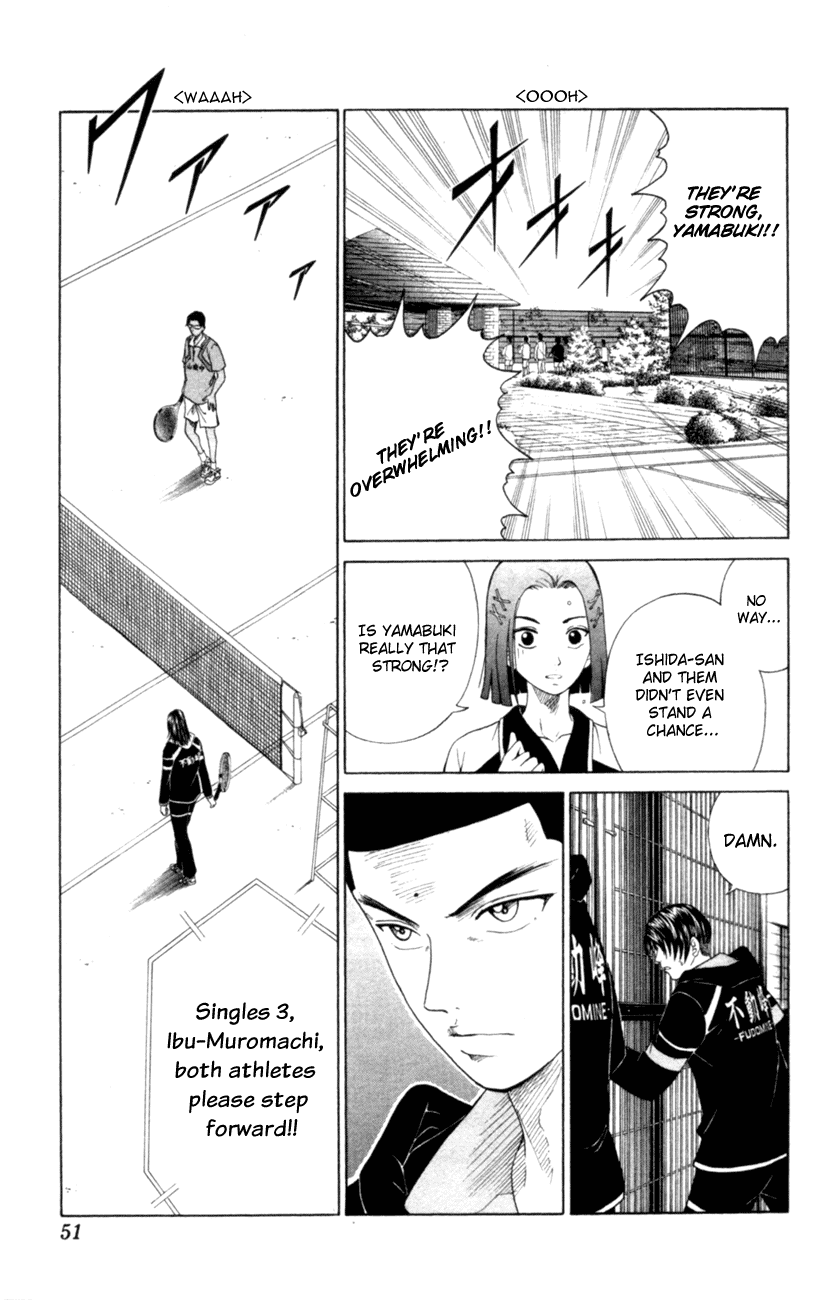 Prince of Tennis Chapter 90 page 9 - Chapter 90: ~ Quarterfinal Match 1 ~ Fudoumine vs Yamabuki