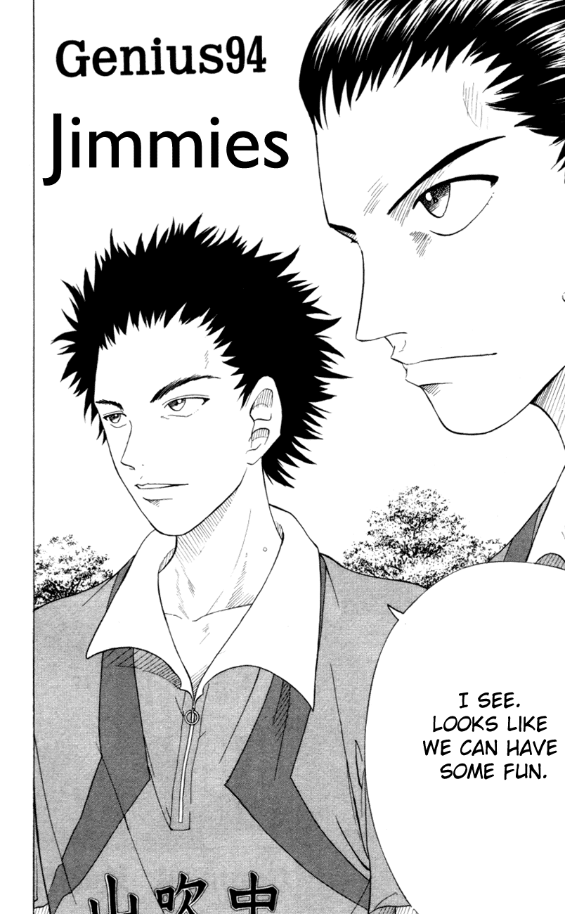 Prince of Tennis Chapter 94 page 2 - Chapter 94: Jimmies