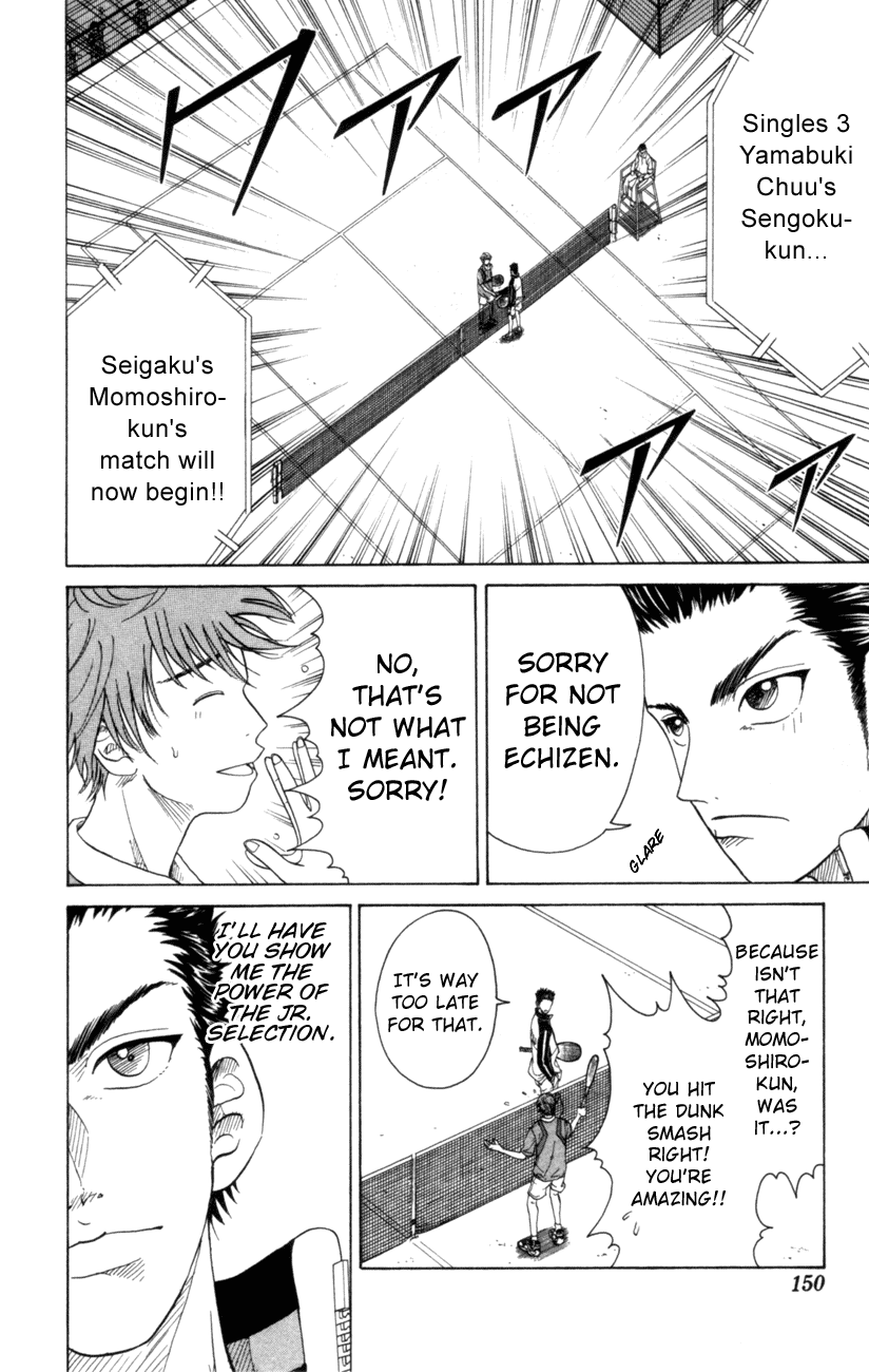 Prince of Tennis Chapter 95 page 10 - Chapter 95: A Lucky Beggar