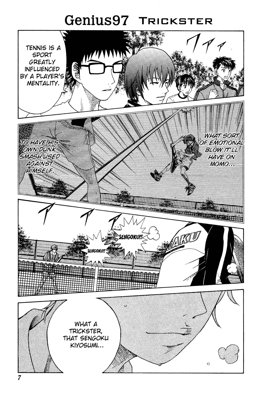 Prince of Tennis Chapter 97 page 6 - Chapter 97: Trickster