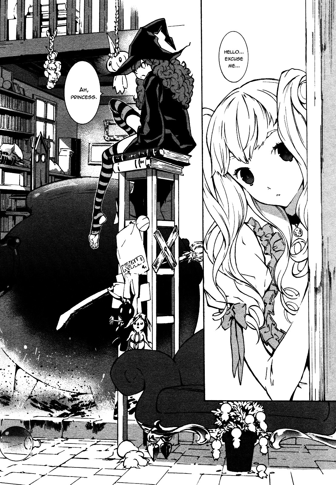 Princess and the Witch Chapter 0.2 page 2 - Chapter 0 v2 : [Oneshot]