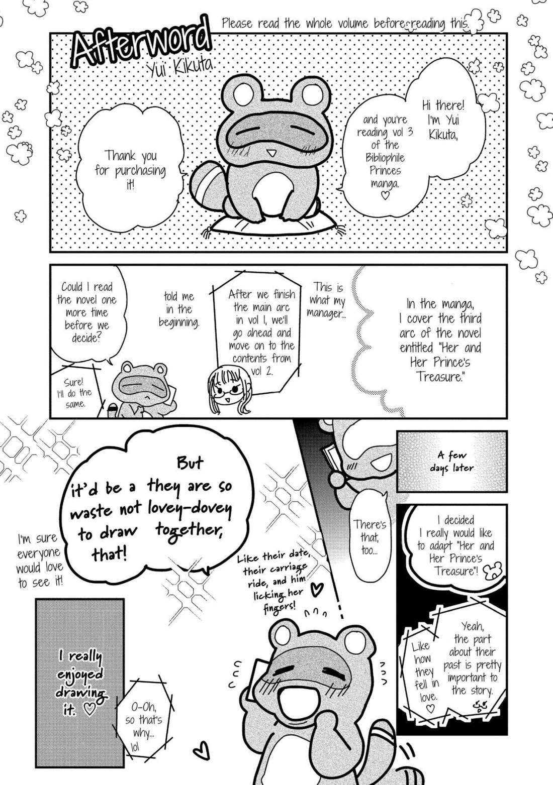 Princess Bibliophile Chapter 20.5 page 2 - Chapter 20.5: Afterword