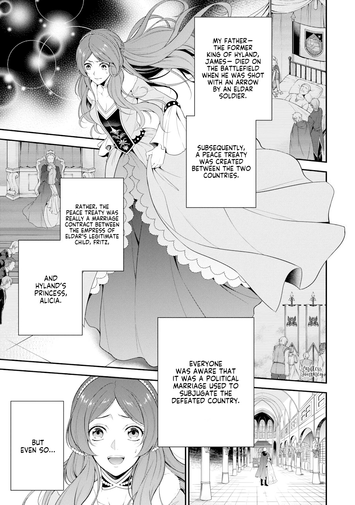 Princess Blue Rose and Rebuilding Kingdom Chapter 1.1 page 7 - Chapter 1.1: The Awakening of Princess Blue Rose