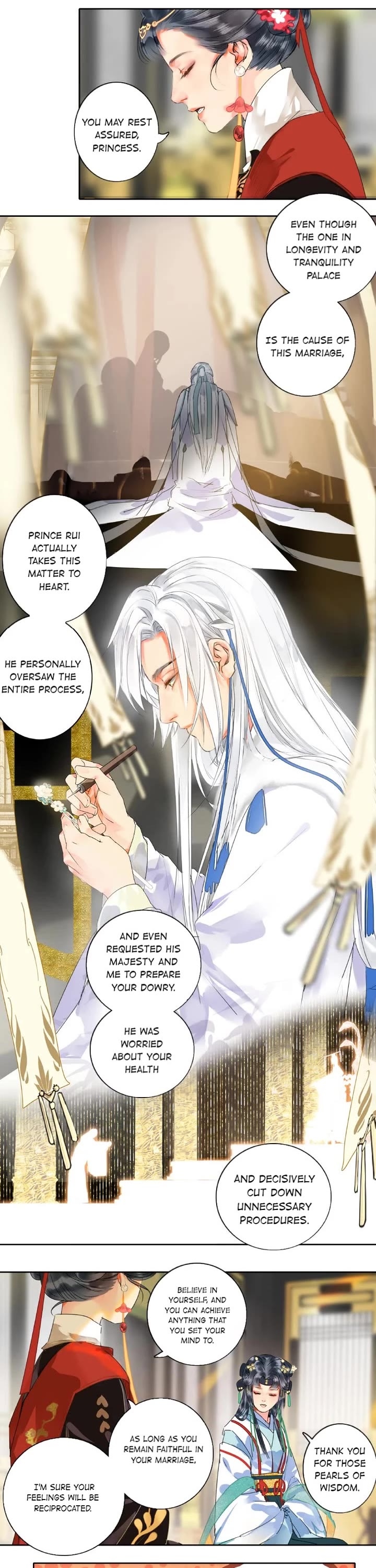 Princess in the Prince's Harem Chapter 150 page 1 - Chapter 150: As Expected of My Lovely Husband