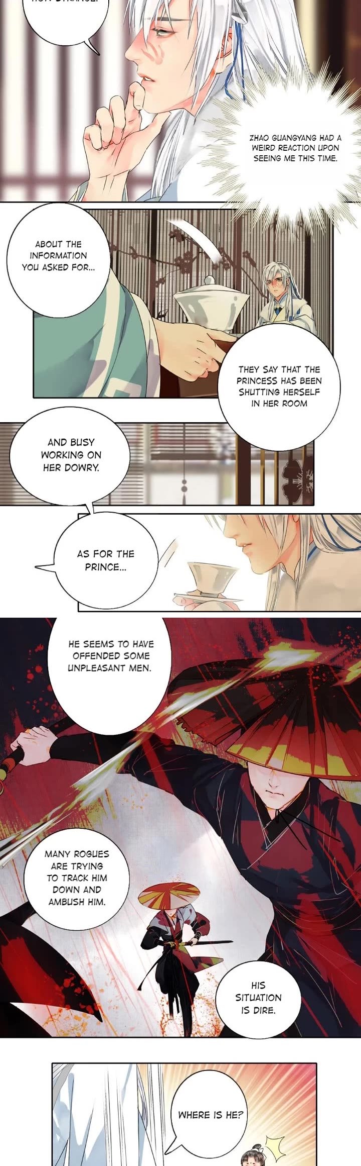 Princess in the Prince's Harem Chapter 153 page 4 - Chapter 153: Reluctant to Part