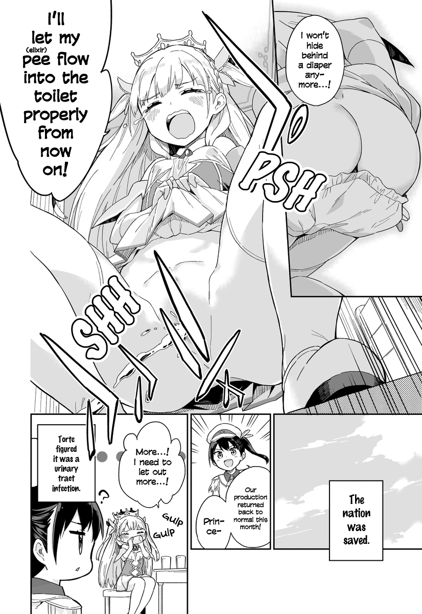 Princess, Is That Holy Water? Chapter 5 page 4 - Chapter 5: The Tale of How the Princess's Diaper Brought Ruin to the Nation