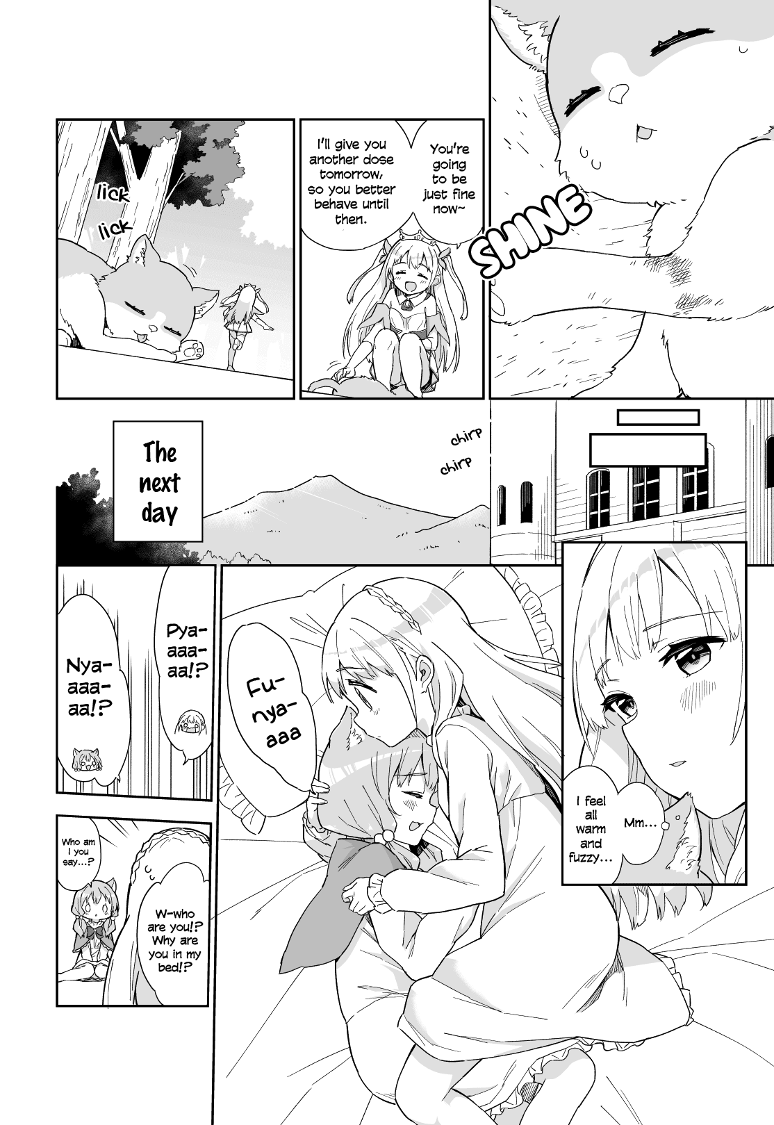 Princess, Is That Holy Water? Chapter 7 page 2 - Chapter 7: The Tale of how the Princess, Whose P** is an Elixir, Saved a Cat