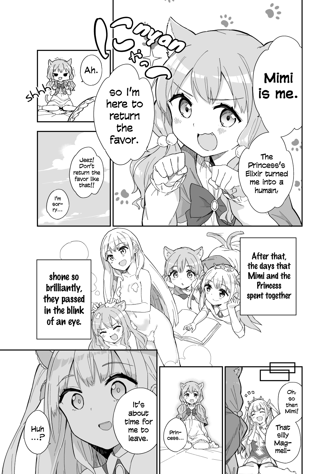 Princess, Is That Holy Water? Chapter 7 page 3 - Chapter 7: The Tale of how the Princess, Whose P** is an Elixir, Saved a Cat