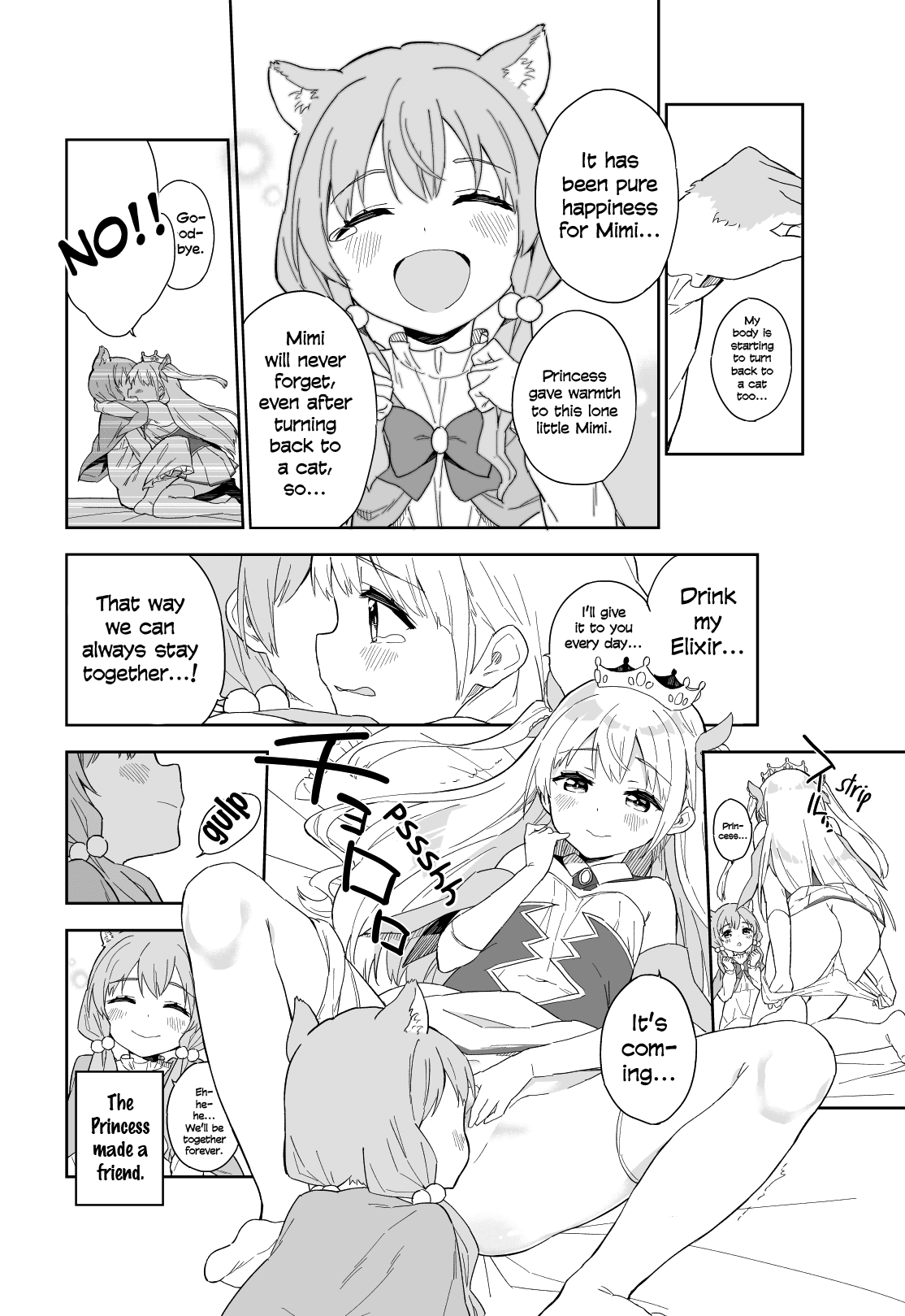Princess, Is That Holy Water? Chapter 7 page 4 - Chapter 7: The Tale of how the Princess, Whose P** is an Elixir, Saved a Cat