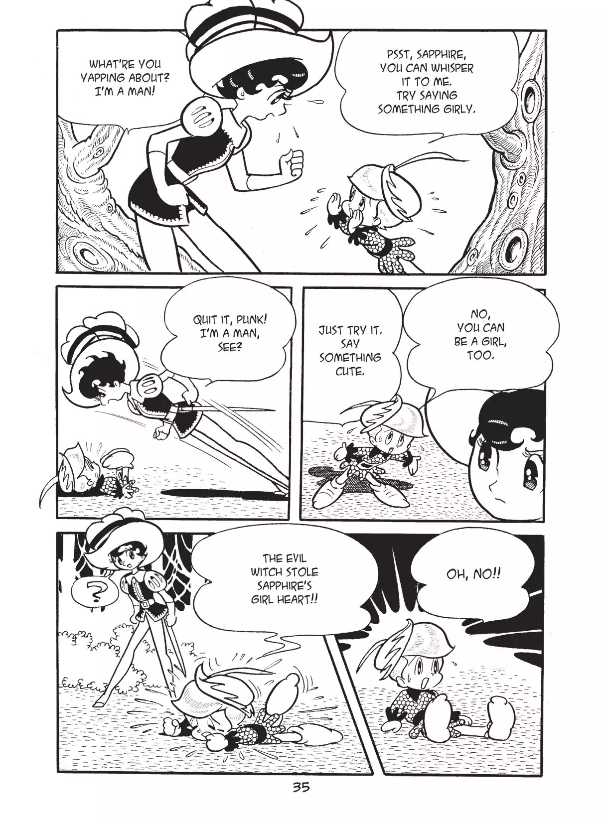 Princess Knight Chapter 17 page 36 - Chapter 17: A Happening in the Hawthorn Forest