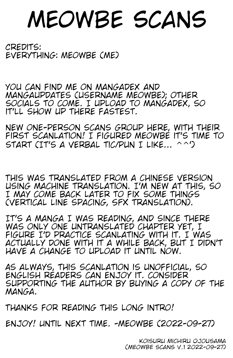 Princess Michiru Is in Love! Chapter 23 page 27 - Chapter 23: Last Lesson [END]