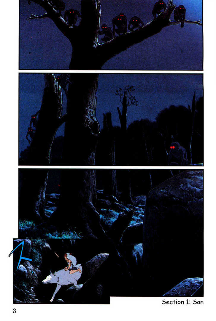 Princess Mononoke Chapter 2.1-1 page 4 - Vol.02 Chapter 1.1