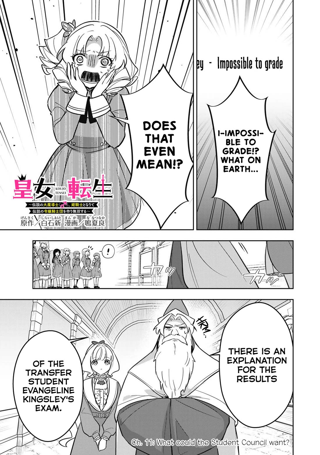 Princess Reincarnation ~ The Legendary Arch Mage (♂) becomes a Princess Knight and creates a Legendary Order of Lady Knights and becomes unrivaled ~ Chapter 11 page 1 - Chapter 11: What could the Student Council want?