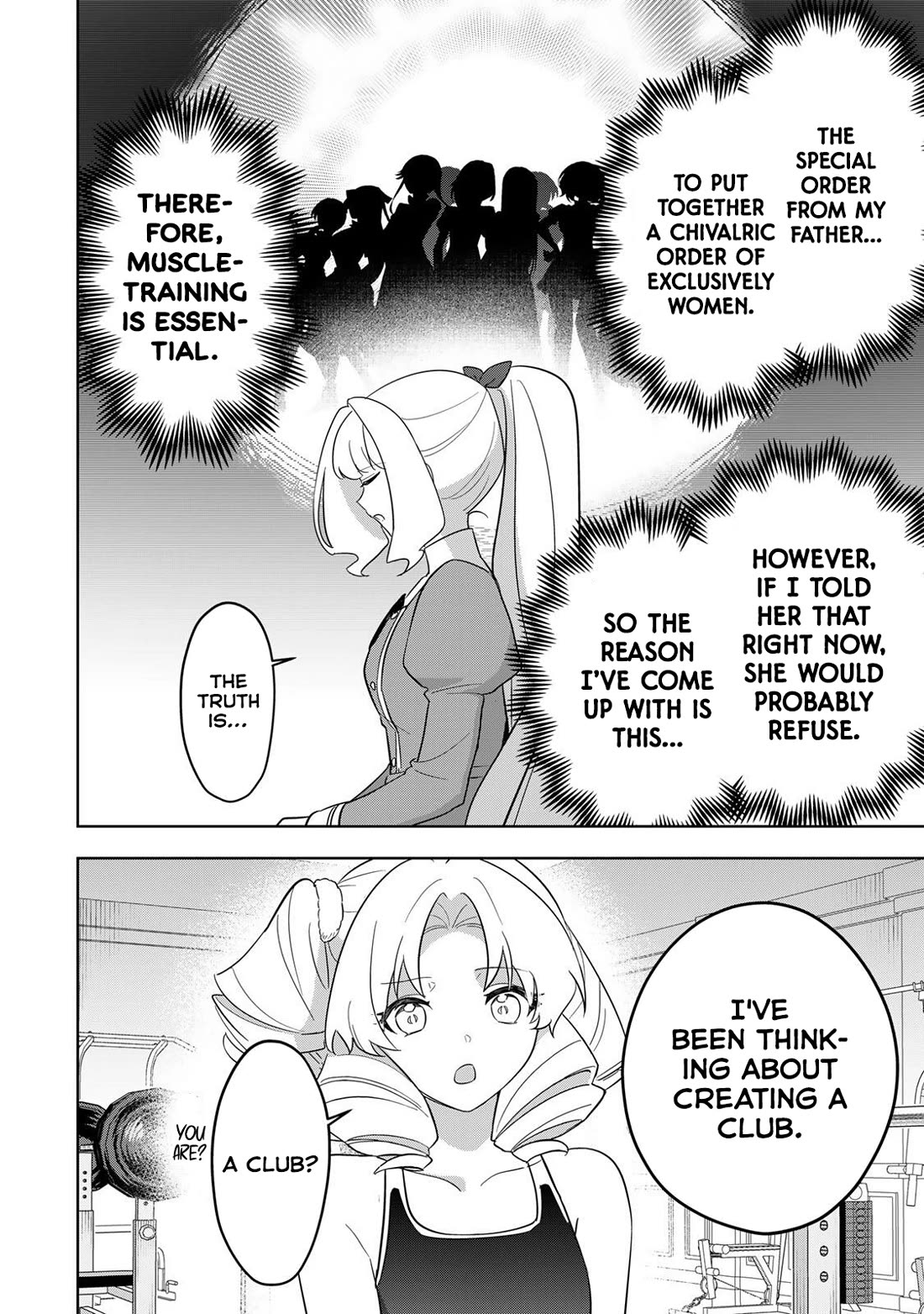 Princess Reincarnation ~ The Legendary Arch Mage (♂) becomes a Princess Knight and creates a Legendary Order of Lady Knights and becomes unrivaled ~ Chapter 15 page 10 - Chapter 15: Is dignity the most important thing?