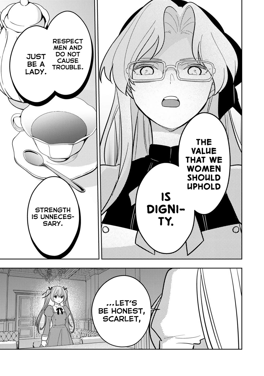 Princess Reincarnation ~ The Legendary Arch Mage (♂) becomes a Princess Knight and creates a Legendary Order of Lady Knights and becomes unrivaled ~ Chapter 15 page 3 - Chapter 15: Is dignity the most important thing?