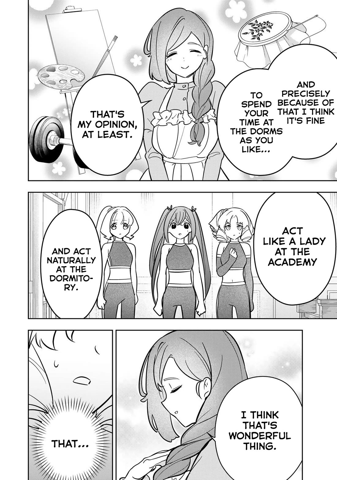 Princess Reincarnation ~ The Legendary Arch Mage (♂) becomes a Princess Knight and creates a Legendary Order of Lady Knights and becomes unrivaled ~ Chapter 16 page 8 - Chapter 16: The Muscle Training Club has started, indeed