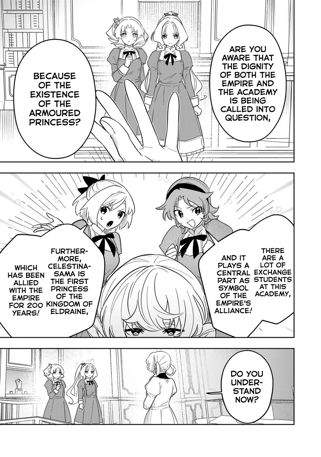 Princess Reincarnation ~ The Legendary Arch Mage (♂) becomes a Princess Knight and creates a Legendary Order of Lady Knights and becomes unrivaled ~ Chapter 19 page 13 - Chapter 19: A serious problem, indeed