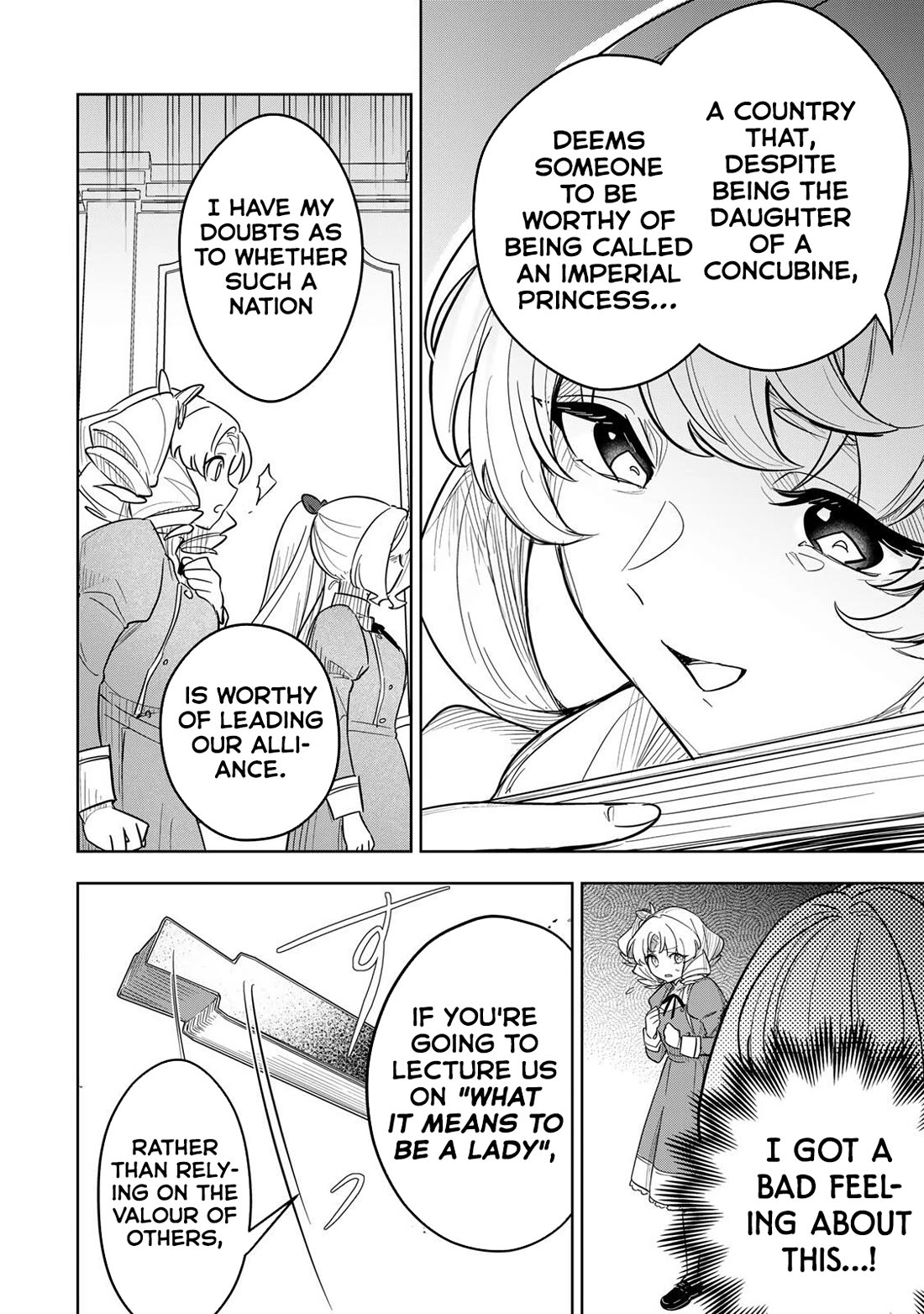 Princess Reincarnation ~ The Legendary Arch Mage (♂) becomes a Princess Knight and creates a Legendary Order of Lady Knights and becomes unrivaled ~ Chapter 19 page 14 - Chapter 19: A serious problem, indeed