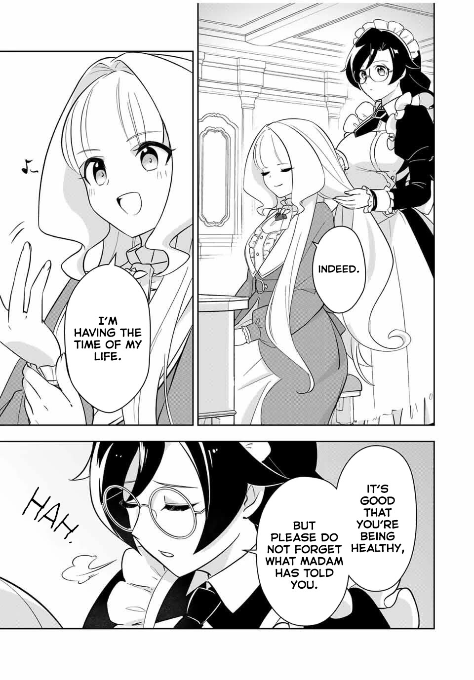 Princess Reincarnation ~ The Legendary Arch Mage (♂) becomes a Princess Knight and creates a Legendary Order of Lady Knights and becomes unrivaled ~ Chapter 2 page 14 - Chapter 2: Keeping my muscle training to a minimum