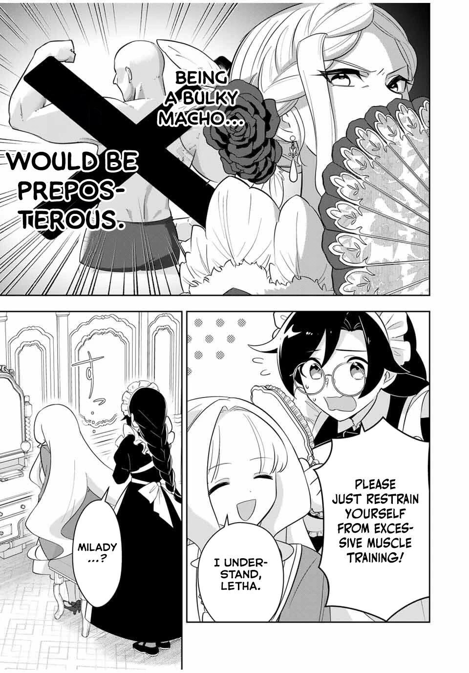 Princess Reincarnation ~ The Legendary Arch Mage (♂) becomes a Princess Knight and creates a Legendary Order of Lady Knights and becomes unrivaled ~ Chapter 2 page 15 - Chapter 2: Keeping my muscle training to a minimum