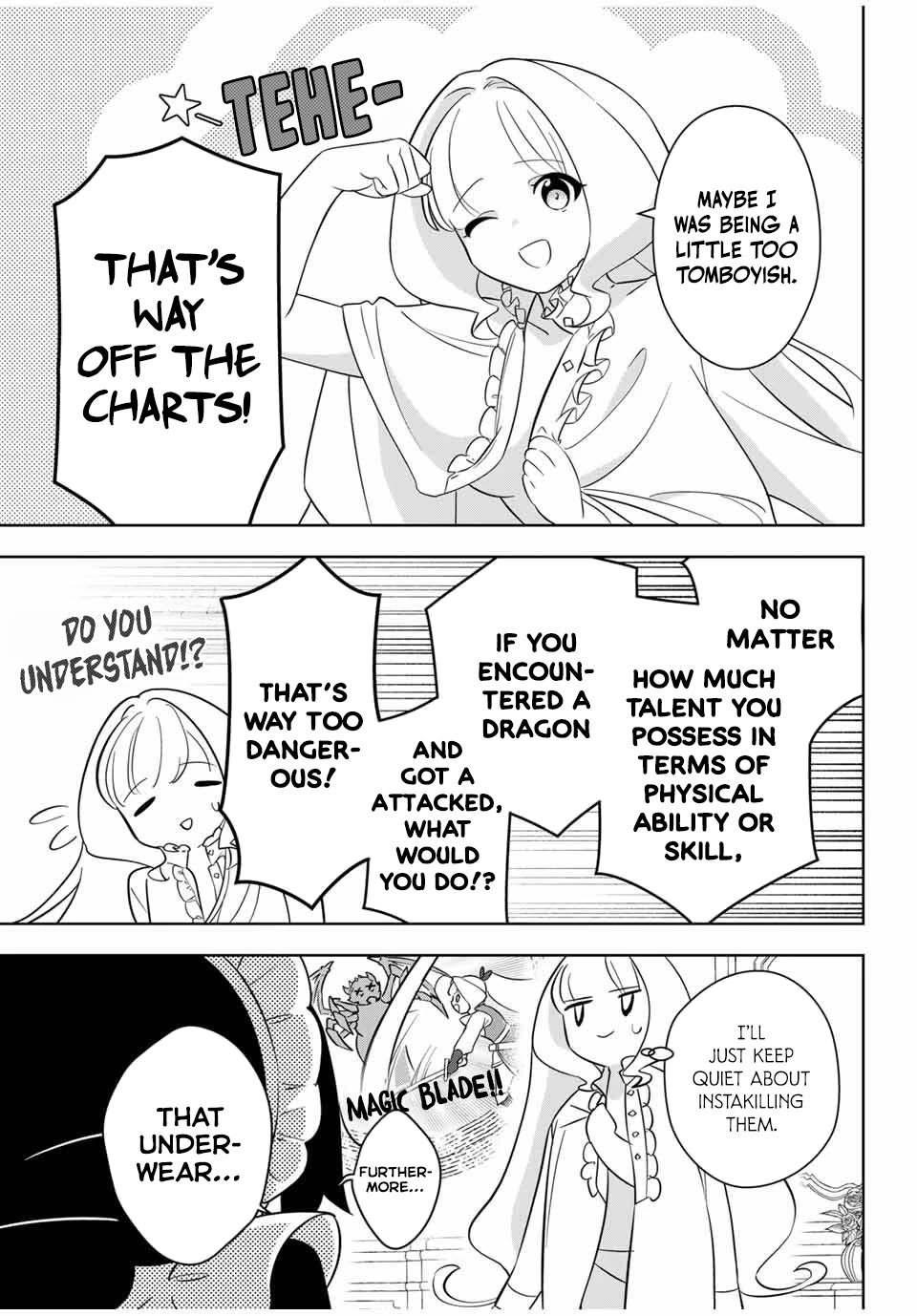 Princess Reincarnation ~ The Legendary Arch Mage (♂) becomes a Princess Knight and creates a Legendary Order of Lady Knights and becomes unrivaled ~ Chapter 2 page 24 - Chapter 2: Keeping my muscle training to a minimum