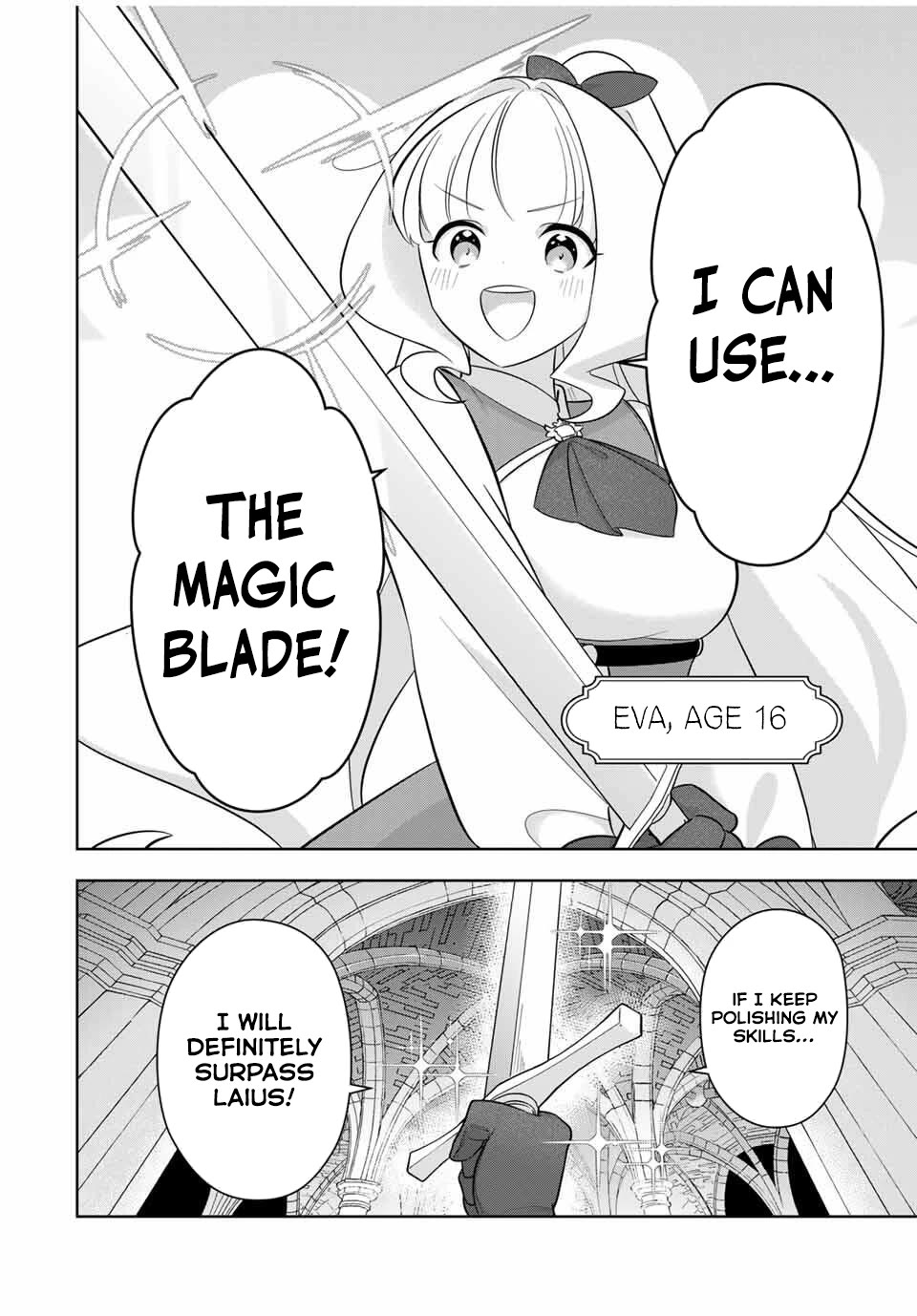 Princess Reincarnation ~ The Legendary Arch Mage (♂) becomes a Princess Knight and creates a Legendary Order of Lady Knights and becomes unrivaled ~ Chapter 2 page 3 - Chapter 2: Keeping my muscle training to a minimum