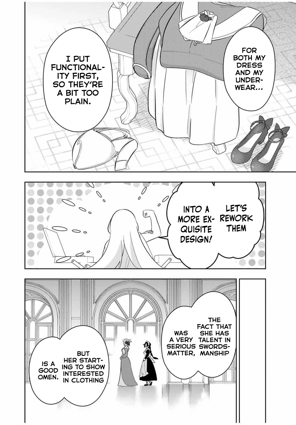 Princess Reincarnation ~ The Legendary Arch Mage (♂) becomes a Princess Knight and creates a Legendary Order of Lady Knights and becomes unrivaled ~ Chapter 2 page 31 - Chapter 2: Keeping my muscle training to a minimum