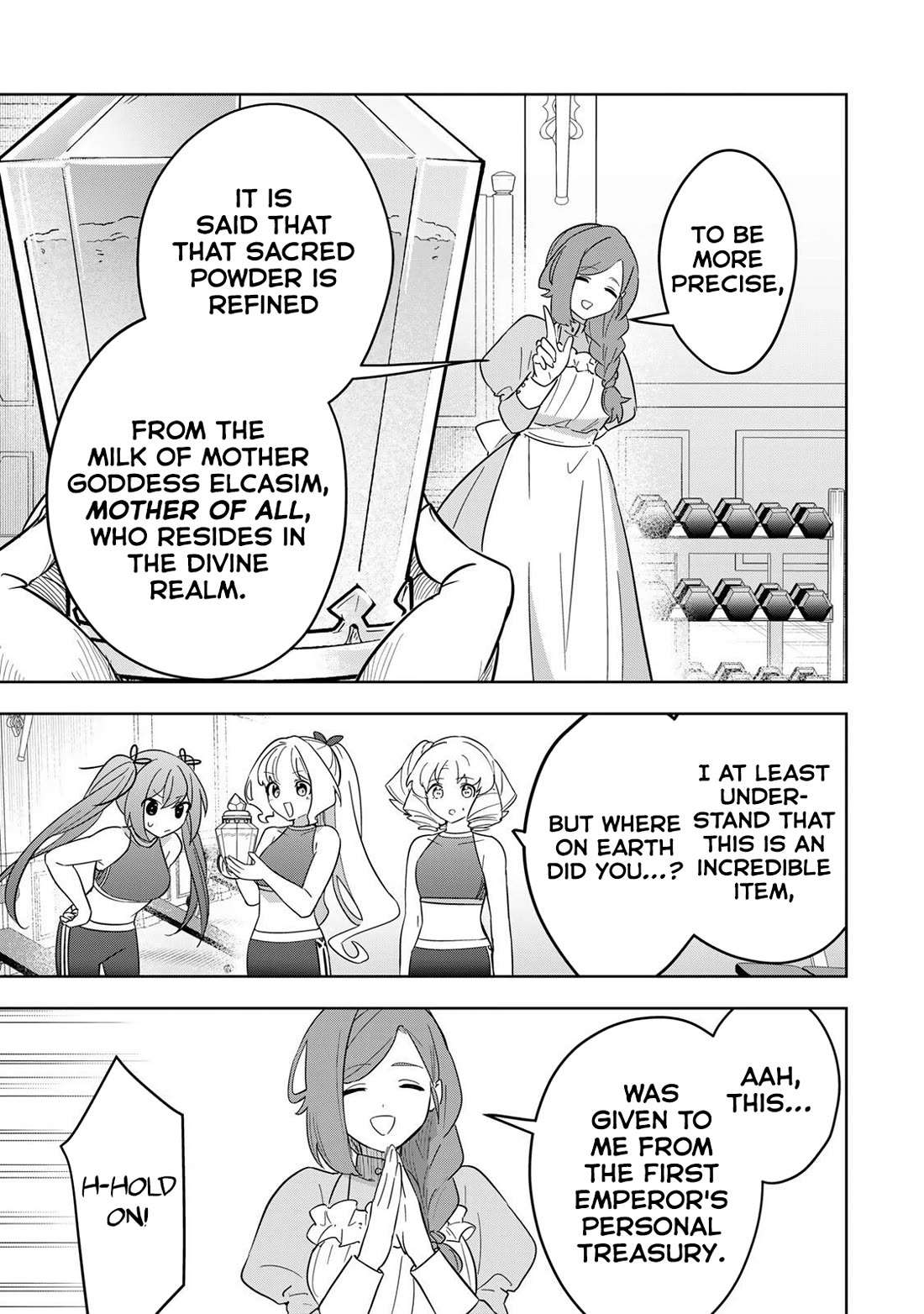 Princess Reincarnation ~ The Legendary Arch Mage (♂) becomes a Princess Knight and creates a Legendary Order of Lady Knights and becomes unrivaled ~ Chapter 20 page 9 - Chapter 20: The protein powder of noble lineage