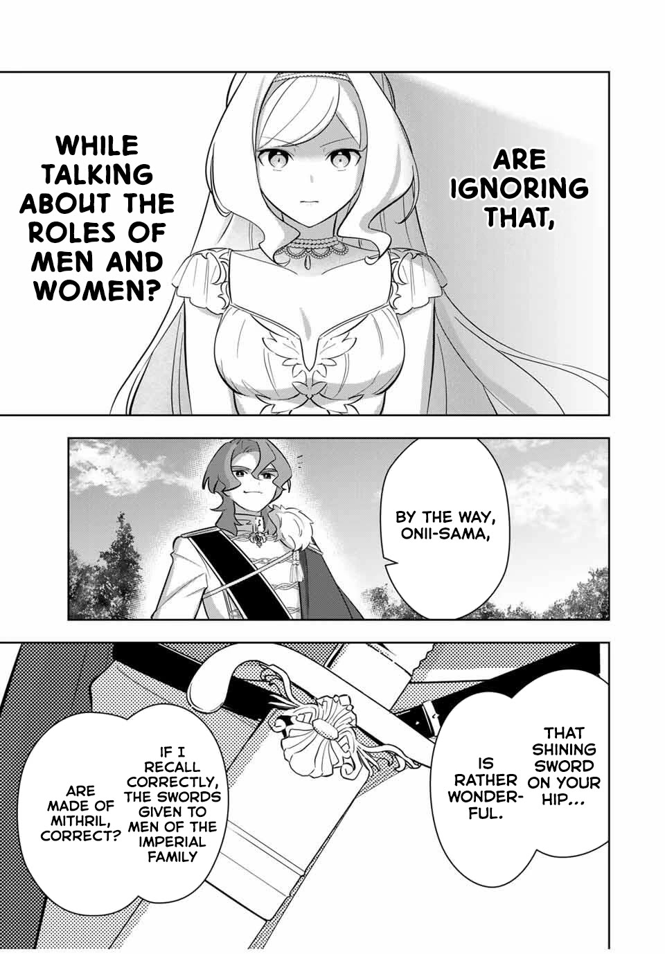 Princess Reincarnation ~ The Legendary Arch Mage (♂) becomes a Princess Knight and creates a Legendary Order of Lady Knights and becomes unrivaled ~ Chapter 3 page 21 - Chapter 3: As a lady you must make good use of your spare time