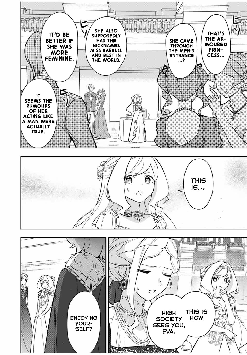 Princess Reincarnation ~ The Legendary Arch Mage (♂) becomes a Princess Knight and creates a Legendary Order of Lady Knights and becomes unrivaled ~ Chapter 4 page 4 - Chapter 4: Let's attend the evening party (Debutante)