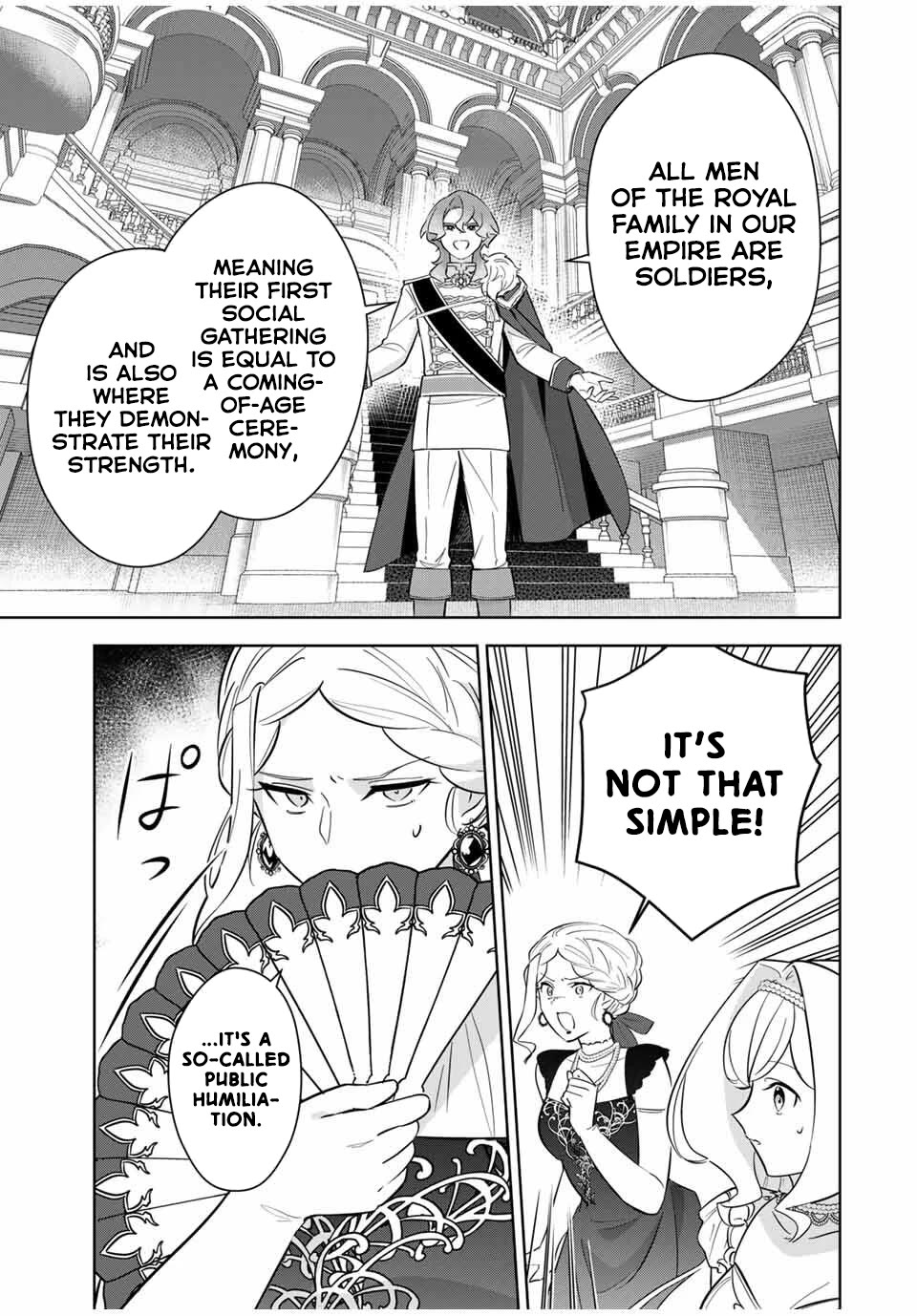 Princess Reincarnation ~ The Legendary Arch Mage (♂) becomes a Princess Knight and creates a Legendary Order of Lady Knights and becomes unrivaled ~ Chapter 4 page 7 - Chapter 4: Let's attend the evening party (Debutante)