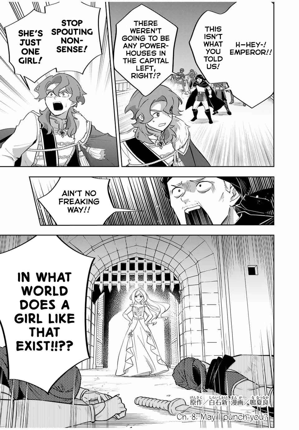 Princess Reincarnation ~ The Legendary Arch Mage (♂) becomes a Princess Knight and creates a Legendary Order of Lady Knights and becomes unrivaled ~ Chapter 8 page 1 - Chapter 8: May I punch you?