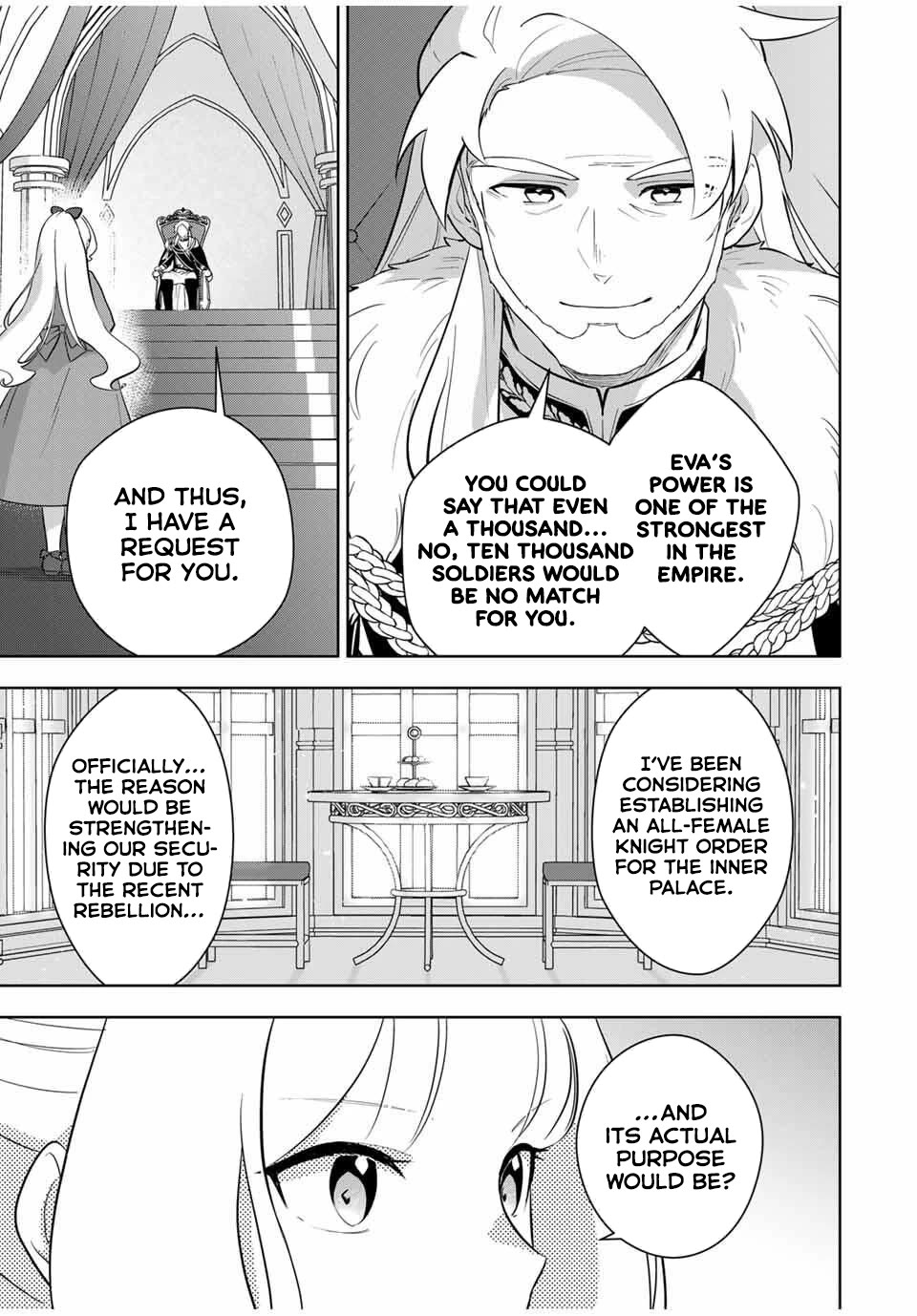 Princess Reincarnation ~ The Legendary Arch Mage (♂) becomes a Princess Knight and creates a Legendary Order of Lady Knights and becomes unrivaled ~ Chapter 8 page 13 - Chapter 8: May I punch you?