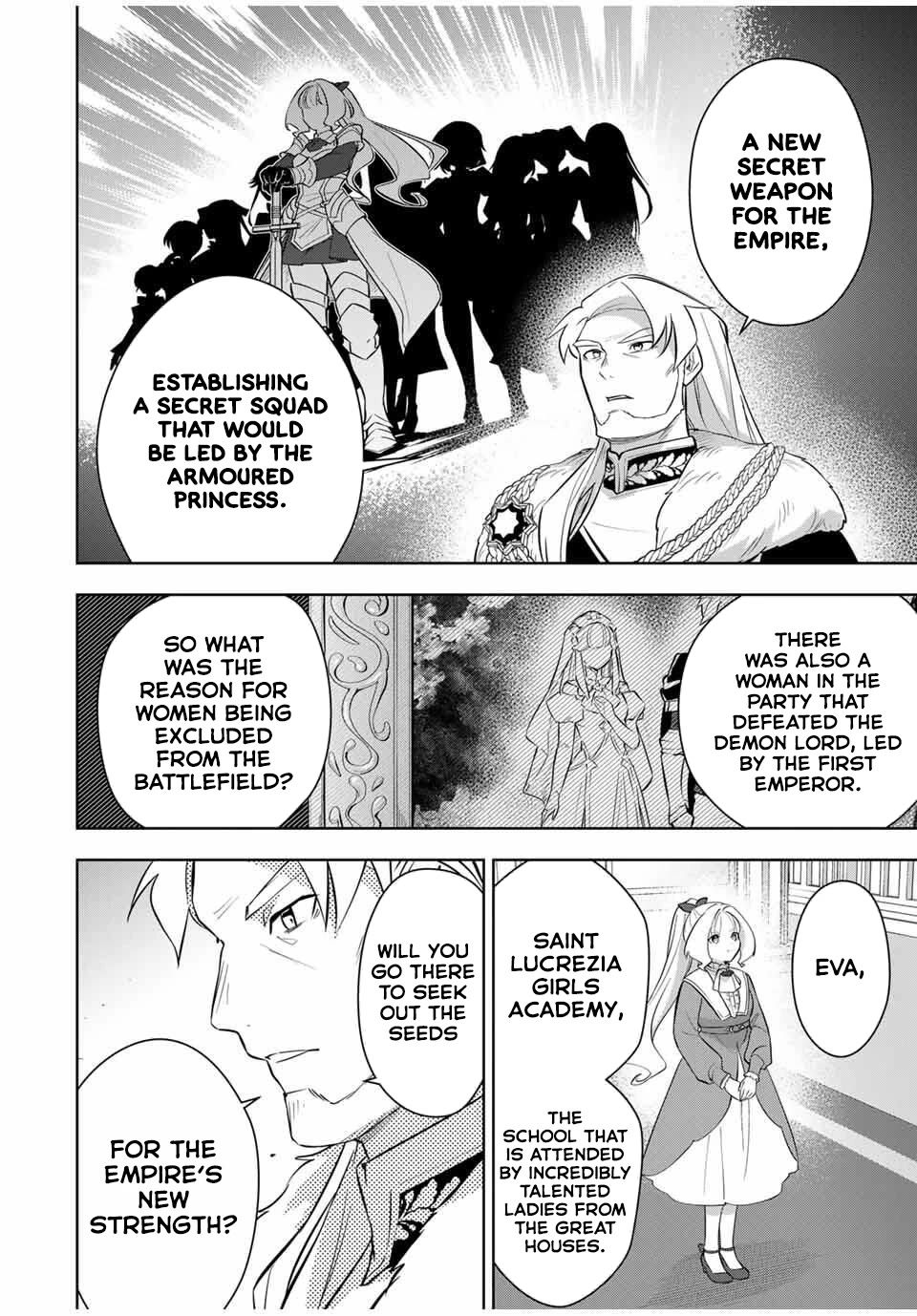 Princess Reincarnation ~ The Legendary Arch Mage (♂) becomes a Princess Knight and creates a Legendary Order of Lady Knights and becomes unrivaled ~ Chapter 8 page 14 - Chapter 8: May I punch you?