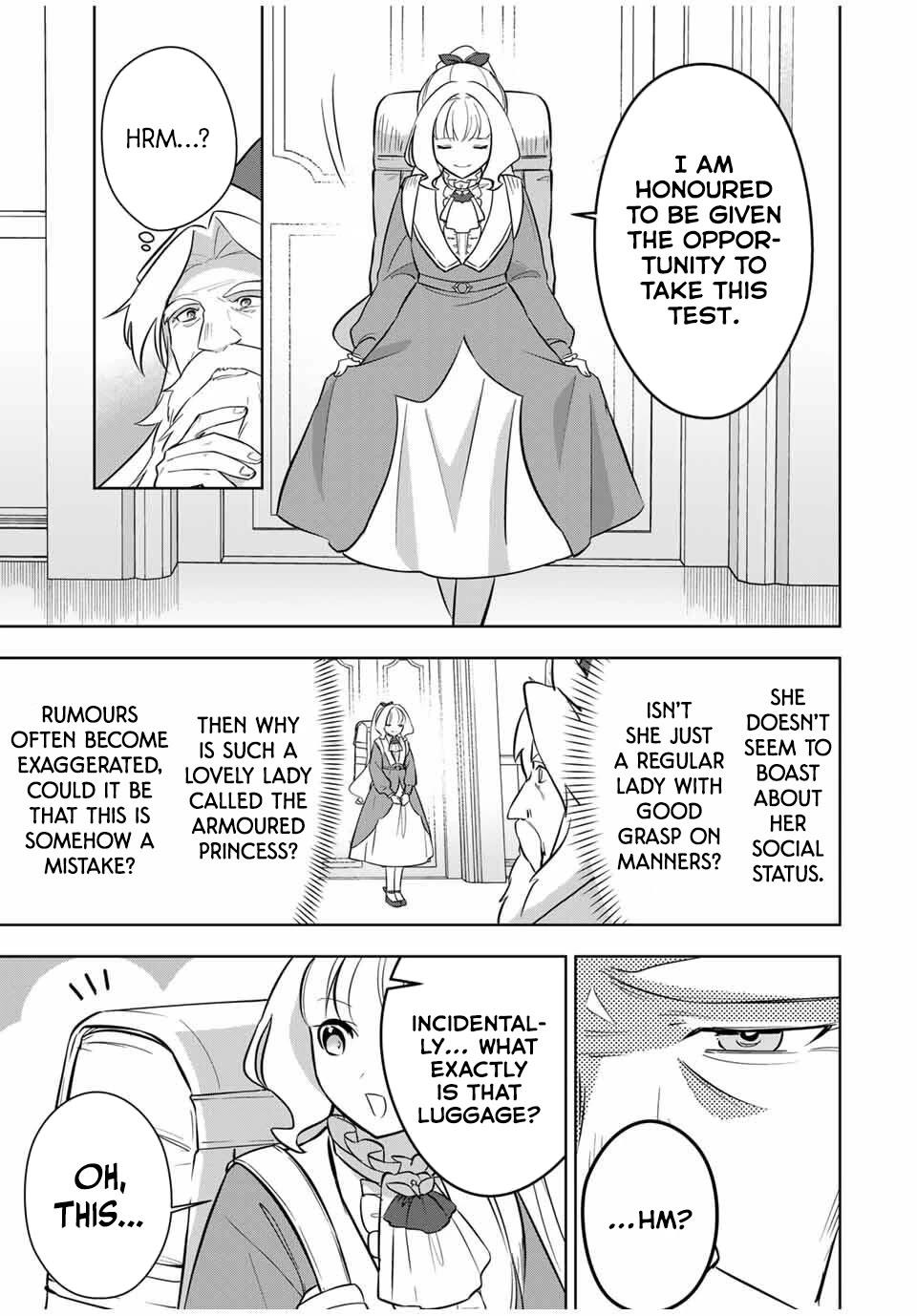 Princess Reincarnation ~ The Legendary Arch Mage (♂) becomes a Princess Knight and creates a Legendary Order of Lady Knights and becomes unrivaled ~ Chapter 9 page 5 - Chapter 9: I shall take the Entrance Exam